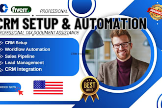 setup zoho hubspot slack pipedrive CRM automation and workflows
