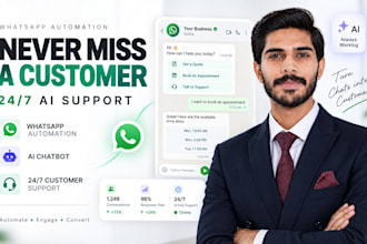 build whatsapp automation and whatsapp chatbot for your business