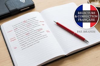 proofread and rewrite your french text