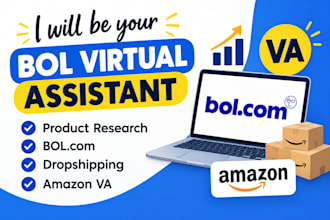 be your bol virtual assistant  product research bol com dropshipping amazon VA