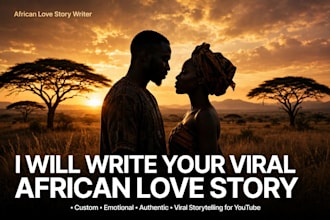 write an emotional african love story and drama script