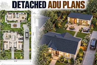 design detached adu professional architectural plans cad documentation