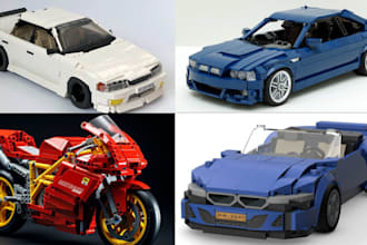design custom 3d lego model lego toys manual instructions