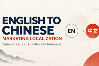 localize your english content for chinese audiences