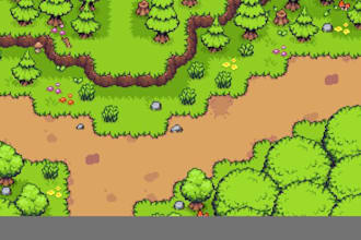 do pixel tile set pixel background game assets tile map sprite sheet, top down