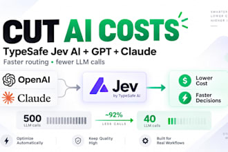 optimize ai agent costs with typesafe jev ai