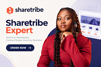 build and customize your sharetribe marketplace website, flex and go