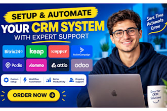 bitrix24 keap close copper activecampaign podio kommo attio odoo crm automation