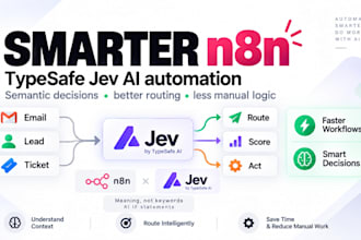 build n8n ai automation with typesafe jev ai