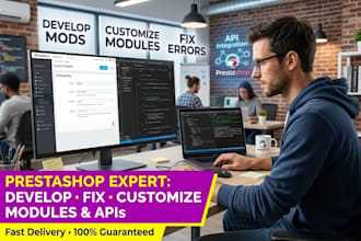 develop customize or fix your prestashop module and API integration