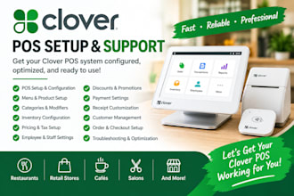 setup, configure, and optimize your clover pos system