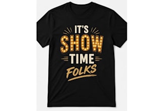 create custom typography and graphic t shirt design for pod