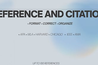 fix apa citation, apa references, harvard, ieee and ama reference, apa 7 style