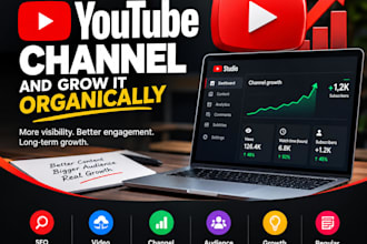 manage your youtube channel and grow it organically