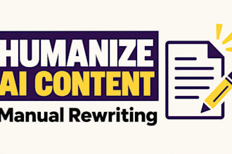 rewrite and humanize your ai generated content