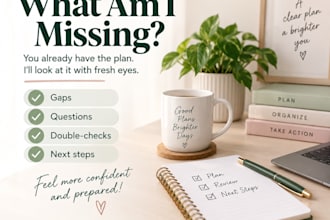 review your plan and find what you may have missed