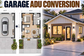 convert garage adu conversion professional architectural plans cad