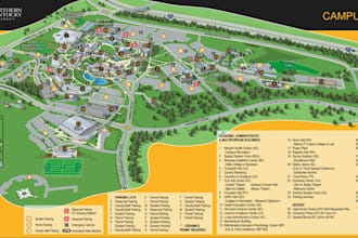 create custom campus maps for universities, colleges and schools