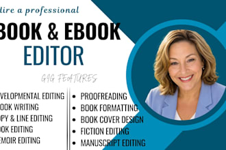 do book editing and formatting, copy editing, book proofreading for amazon KDP