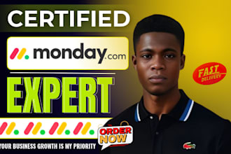 setup and automate monday com project management system monday CRM ai workflows
