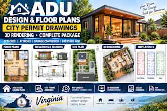 design ohio city permit shipping container homes, adu, floor plans 3d rendering