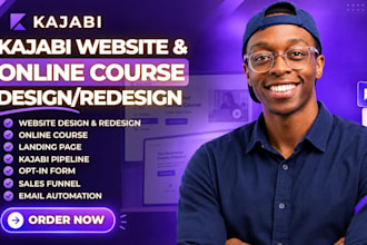 setup kajabi website,kajabi landing page,kajabi online course website