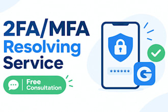 fix or resolve 2fa issue, mfa issue