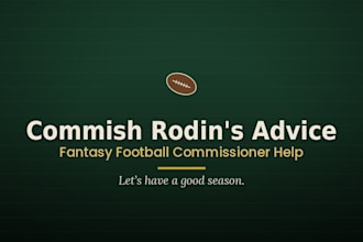 help you commish and coach fantasy football lineups