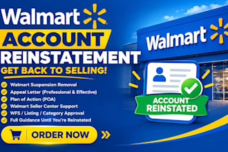 help reinstate your walmart marketplace seller account