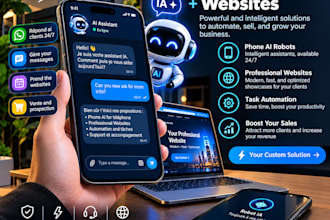 build full stack web applications and ai automation bots