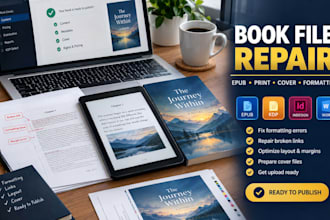fix, format book, paperback errors for kdp in 3hrs