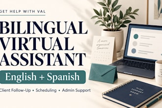 be your bilingual virtual assistant in english and spanish