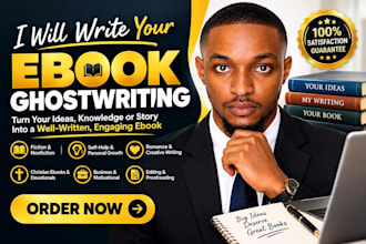 ghostwrite your ebook as a professional ebook ghostwriter