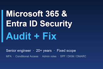 audit and secure your microsoft 365 and entra id tenant