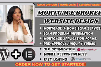 mortgage broker website, mortgage website, loan officer website