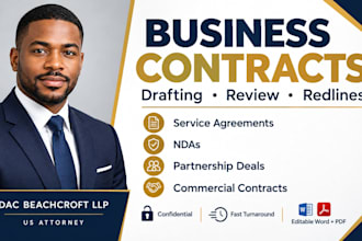 draft a service agreement or consulting contract that protects your business