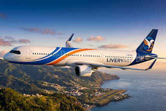 design custom 3d aircraft livery and repaint for msfs and xplane
