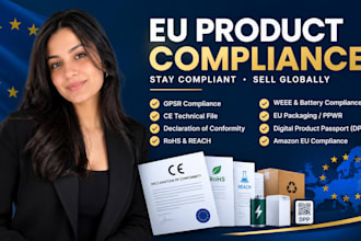 handle eu gpsr, ce, rohs, reach, weee, ppwr, dpp and amazon compliance audit