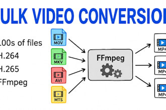 convert and compress large video libraries