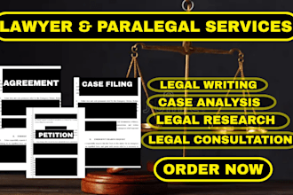 be your paralegal and lawyer