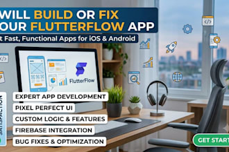 build fix or convert your app as a flutter flutterflow expert