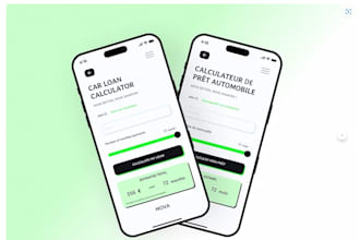 build loan lending app, loan website, mortgage calculator app