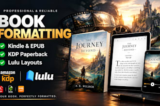 format ebook, kindle, paperback, epub, lulu book formatting using adobe indesign