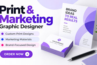 design marketing materials for startup businesses