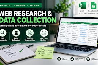 do web research and data collection