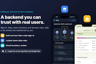 build a secure firebase or parse backend for your app