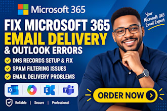 setup microsoft 365 business email outlook domain dns spf dkim dmarc securely