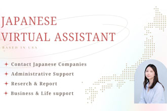be your japanese VA for research and inquiries
