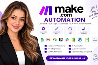 do make, make com automation, make com expert, make automation