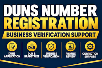 help you register a d u n s number for apple goggle and fda